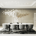 Hight Quality Creative Personalité hôtel personnalisable Luxury Verre Pendre de lustre moderne Light