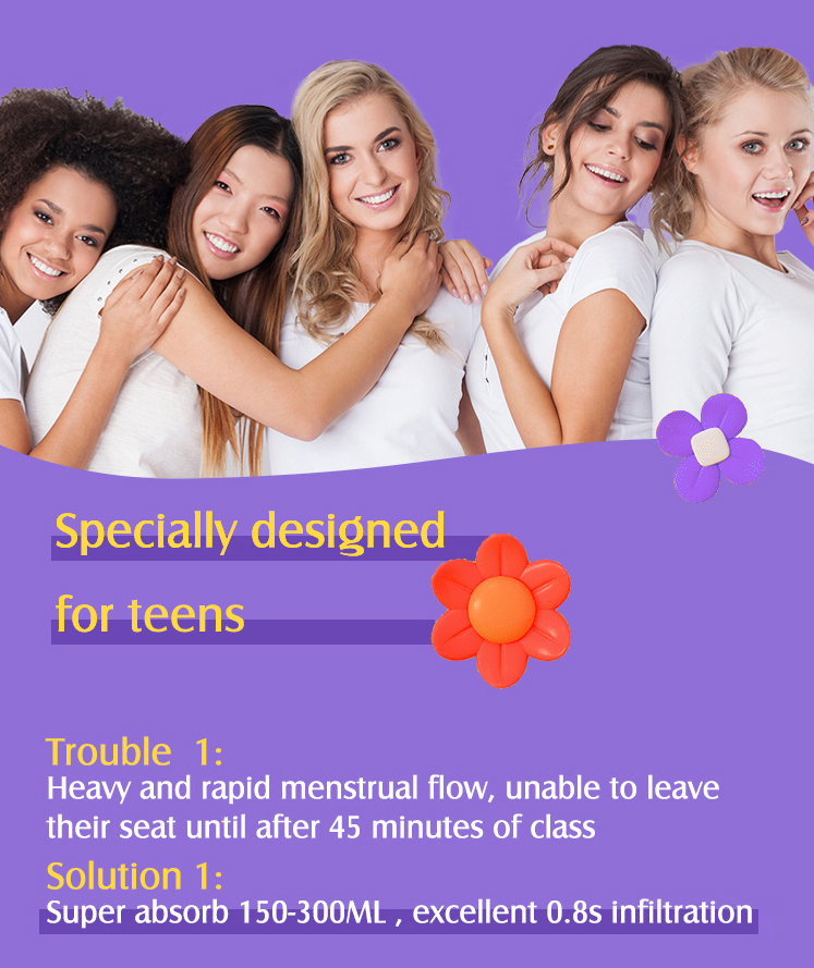 Teens sanitary pad