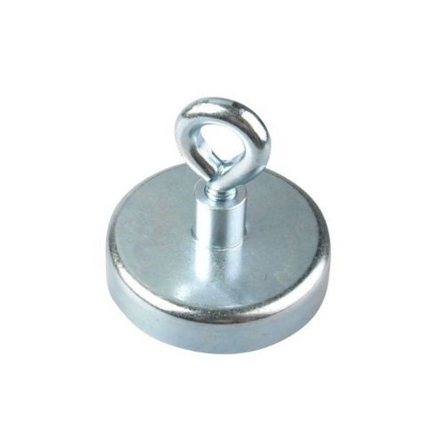 Round base Neodymium magnet hook with Eyebolt