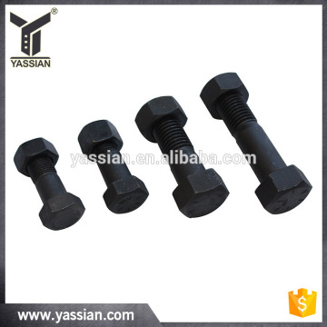 cutting edge track bolts undercarriage parts 8.8 10.9 12.9 grade black bolts