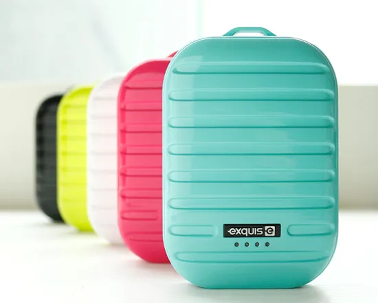 Fashion design suit case 7800mah portable mobile power bank