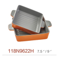 Gạch vuông dính nướng món thủ công đồ gốm Ovenware