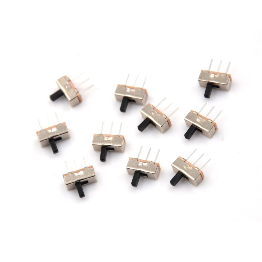 10Pcs High Quality Toggle Switch Handle Interruptor On-off Mini Slide Switch SS12D00 SS12D00G3 3pin 1P2T 2 Position