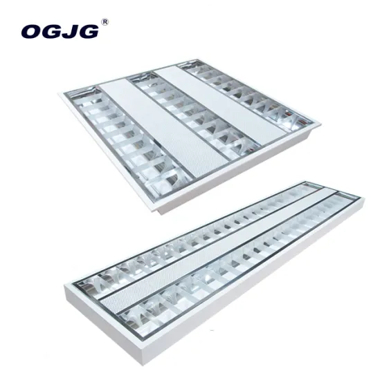 Aluminum Louver Reflector T5 Recessed Office LED Lighting