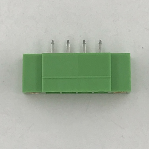 Pitch de 3.5 mm con brida recta PCB Terminal masculino