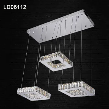 rings crystal lighting pendant lamp led chandelier