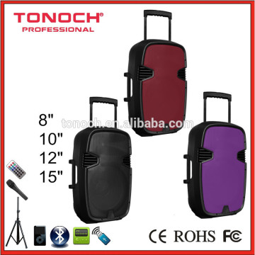 color grill 8inch 10 inch 12inch 15inch portable battery speaker