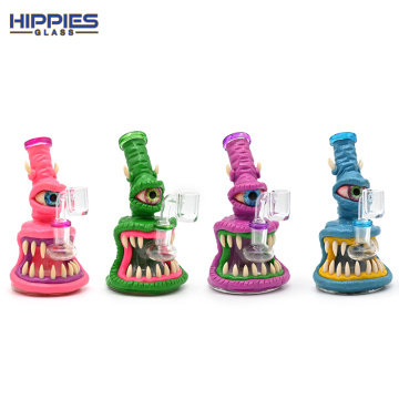 3D Monster Dab Rigs with Big mouth demon