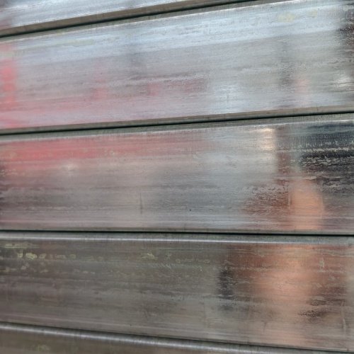 Verzinktes Vierkantrohr 37*77*0,9 mm