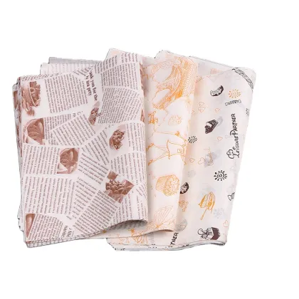 Custom Printed Food Grade Greaseproof Sandwich Patty Burger Paper - Burger Wrapping & Food Wrapping Solutions