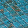 Stained Blue Mirror Glass Mosaic Flooring Pool Tiles