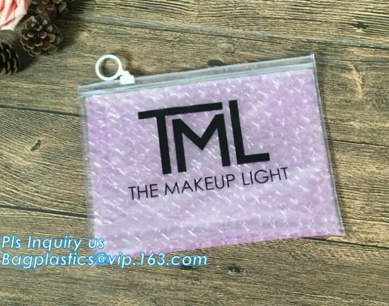 document protection with slider ziplock bubble bag, bubble bag packaging, air bubble bag with slider zipper