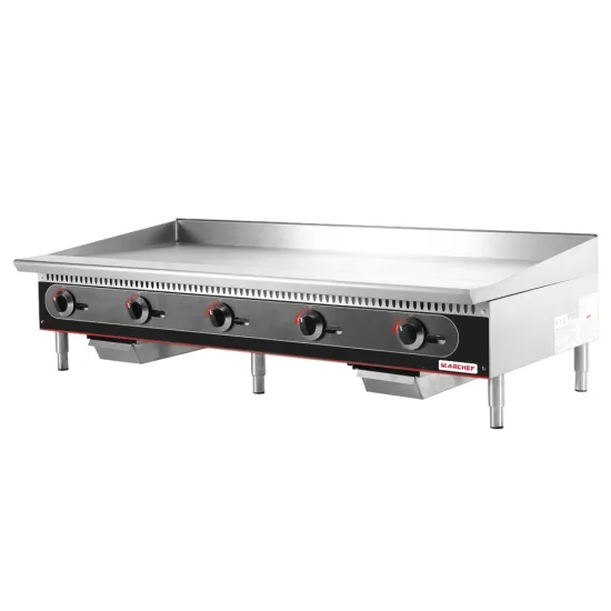 American Stainless Steel 36-inch Gas Griddle for Restaurants