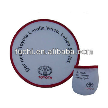 Fabric Nylon Folding Frisbee with Custom logo For Promotion