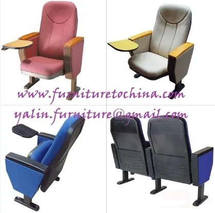 Cinema chair with cup holder, theatre auditorium furniture