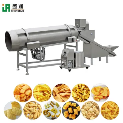 Shengrun Twin Screw Extruder: Automatic Production Line for Doritos Chips and Fried Bugle Snacks