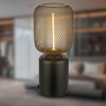 Modern Wire Mesh Table Lamp Black