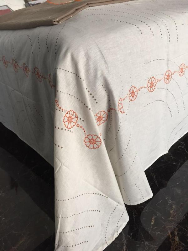 Linen/Cotton Printed Bed Linen