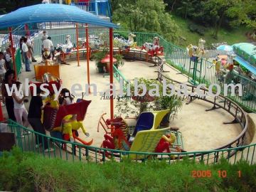 Attractive playground kiddie rides on Horse shooting equipment