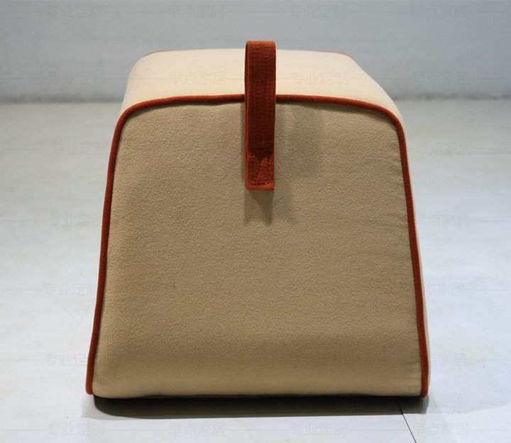 Fabric ottoman pouf Fabric ottoman pouf