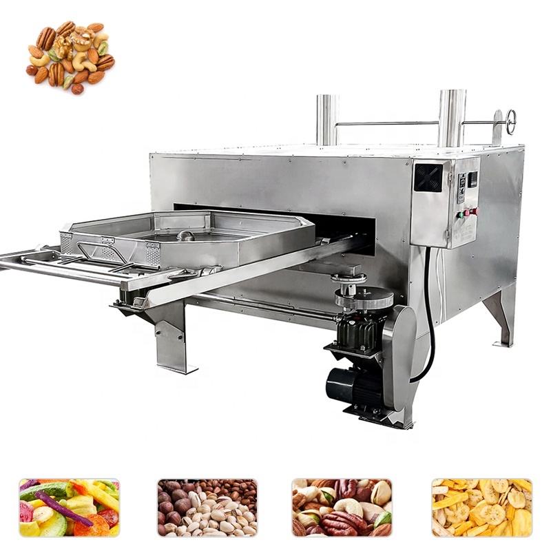 Stainless Steel Swing Nut Roaster for Peanuts, Cashews, and Hazelnuts