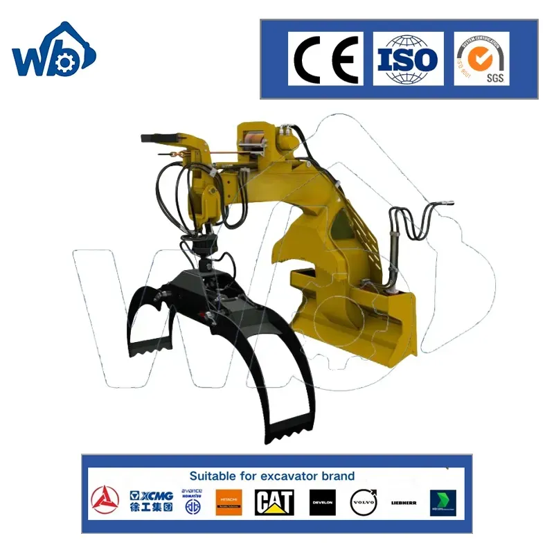 Heavy Log Lifting Grapple for Gehl V400 Skid Steer