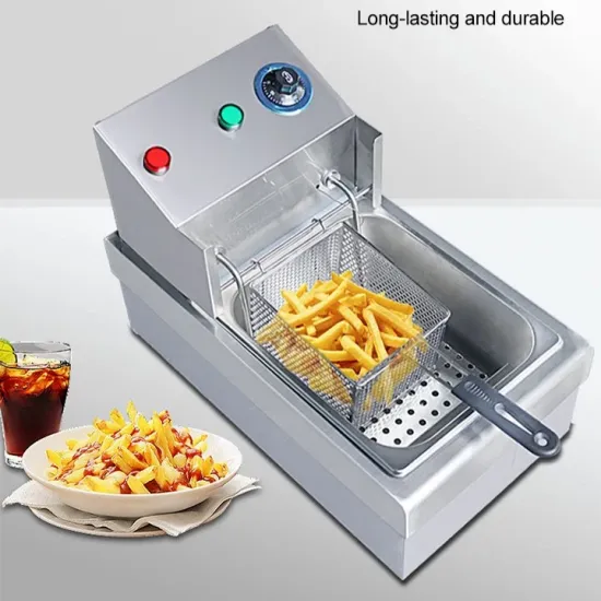 Best Seller Stainless Steel Kitchen Commercial Tabletop Electric Fryer