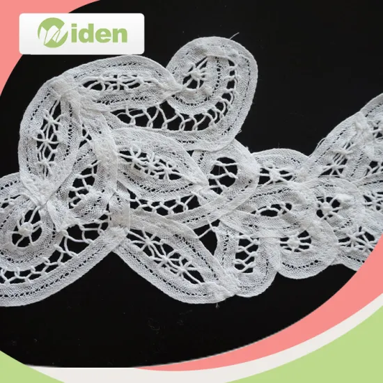 Cotton Eyelet Lace Trim Cotton Patch Lace Flower Appliques