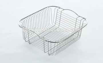metal wire storage basket