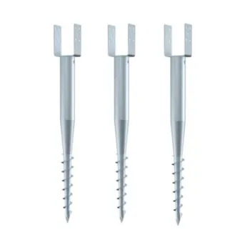 U Shape Ground Screw For Square Timber Post