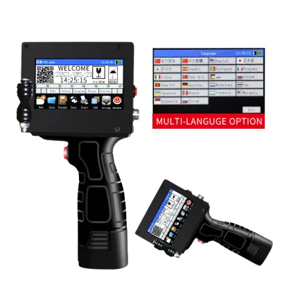 Industrial Handheld Date Coder Printer with Inkjet Technology