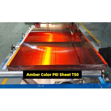 Amber PEI Sheet Custom para venda