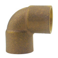 Löt Gunmetal Bronze Elbow