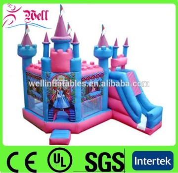 Good quality inflatable princess bouncy castle / inflatable trampoline castle for sale
