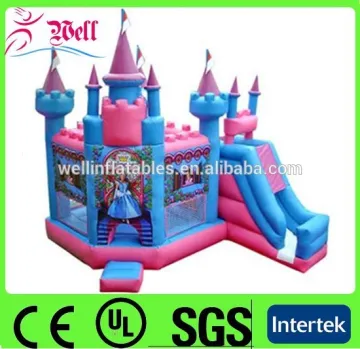 Good quality inflatable princess bouncy castle / inflatable trampoline castle for sale