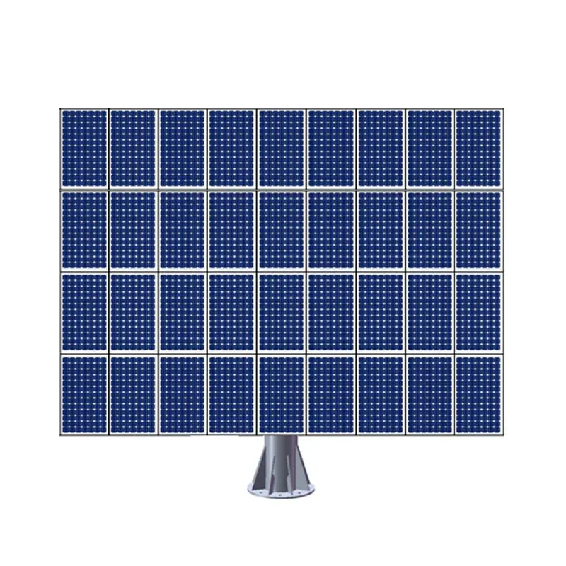 Solar Panel Flat Roof Dual Axis Tracking System 12kW