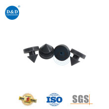 Silent Grey Rubber Door Silencer for Timber Frames