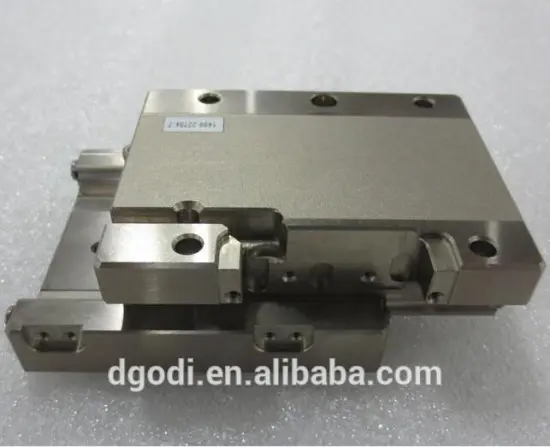 cnc milling steel slide plate for checkout equipment