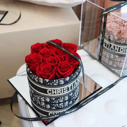 Forever Roses: Real Preserved Rose Gift Box - Romantic Valentines Gifts