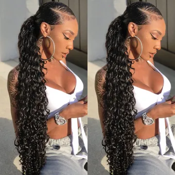 Deep Wave Curly 10a Grade Natural Peruvian Virgin Hair,100% Virgin Peruvian Human hair, Unprocessed Peruvian Hair Bundles