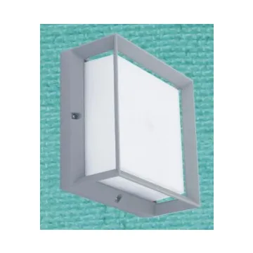Aluminium outside wall light