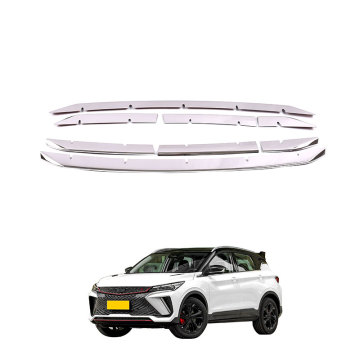 OEM Automotif Stainless Steel Chrome Front Grille Trim untuk 2018 Geely Coolray