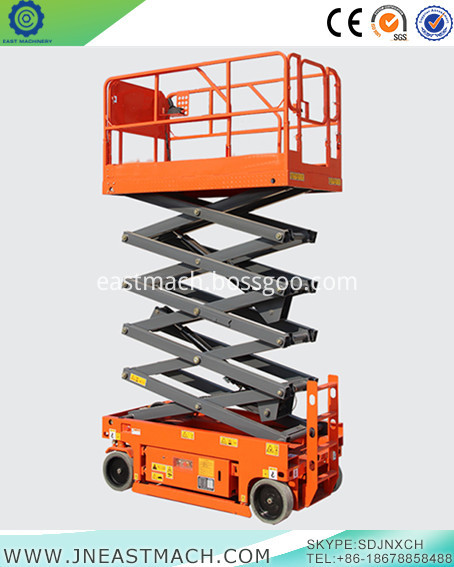 8m Height Hydraulic Drive Self Propelled Scissor Lift