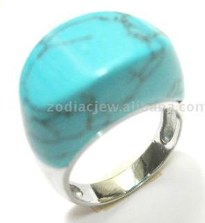 925sterling silver ring with turquoise setting