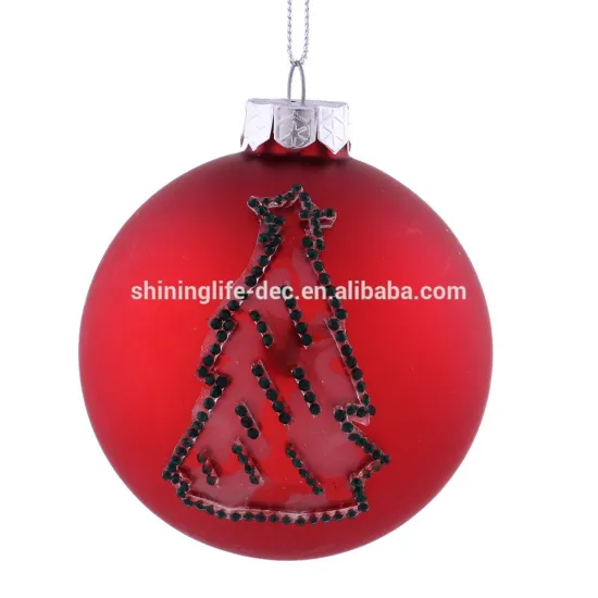 christmas ball ornaments with new design stickers