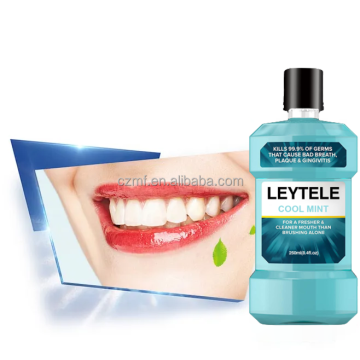Private Logo Bottle Cool Mint Fresh Breath Natural Organic Teeth Whitening Liquid - Factory Price Portable Mouthwash