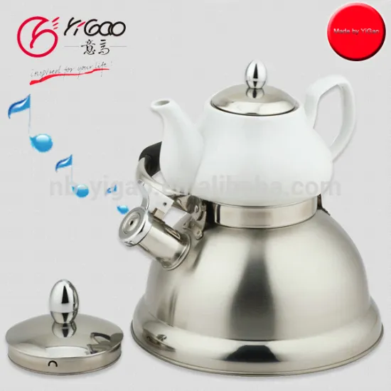 Stainless Steel Material and 360 Degree Rotational Base,Cordless Feature Whistle Kettle, turkish water kettle