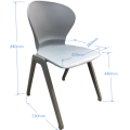 HM-593 Foshan hemmy aluminum alloy school chair