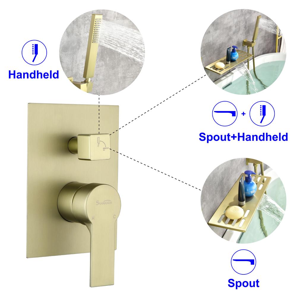 Bathtub faucet 88025bg 10