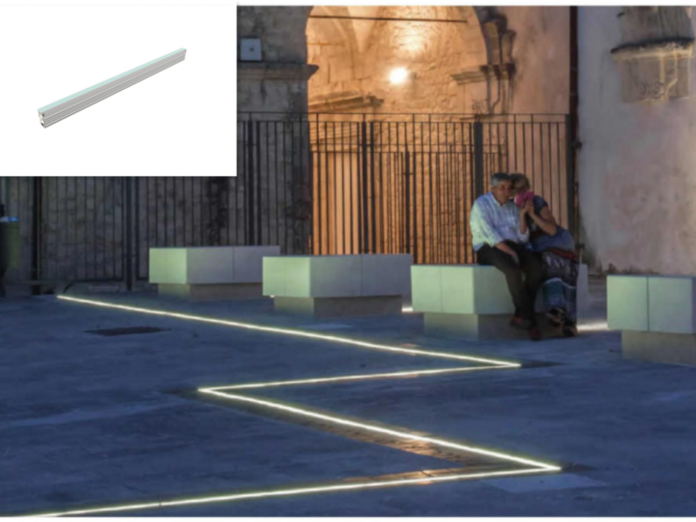 Projet de lumière souterraine LED à faible coût